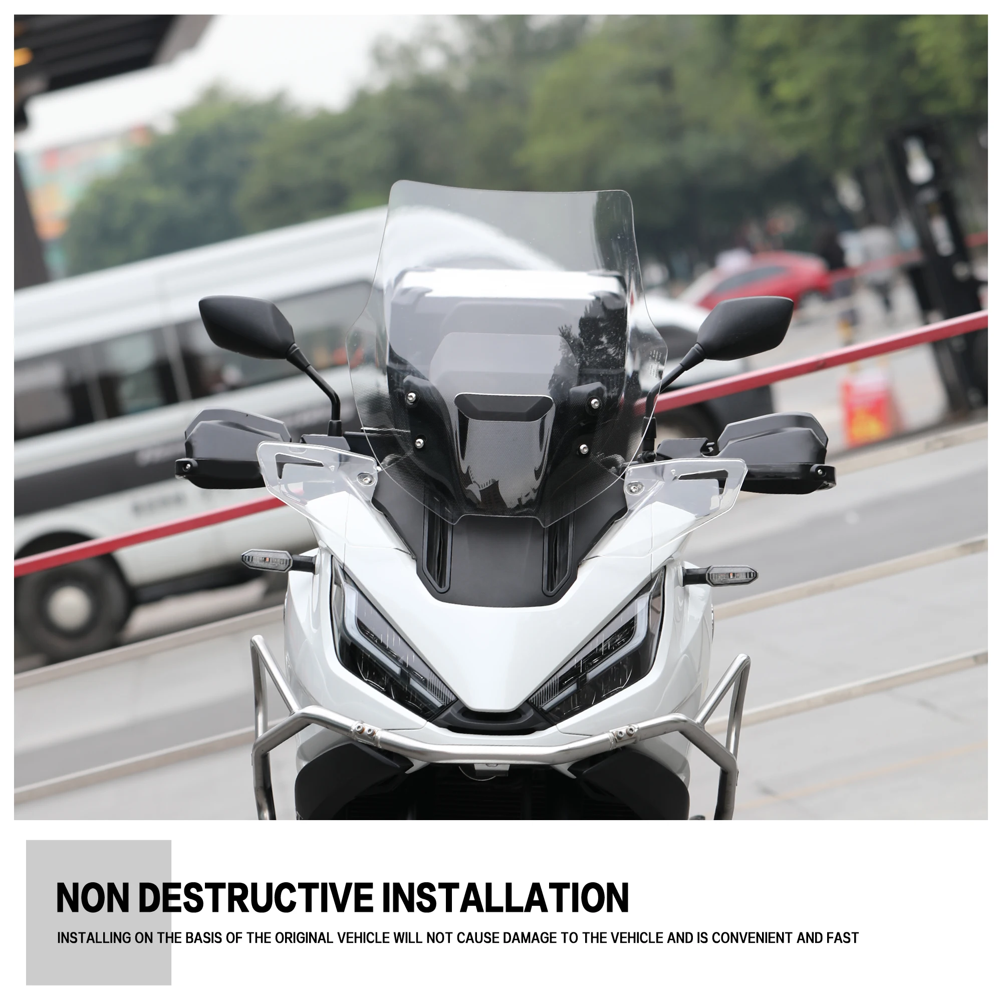 

Высококачественная алюминиевая защита для HONDA NT1100 2022-2025, мотоциклетные поручни, щит, рычаг, защита лобового стекла NT1100