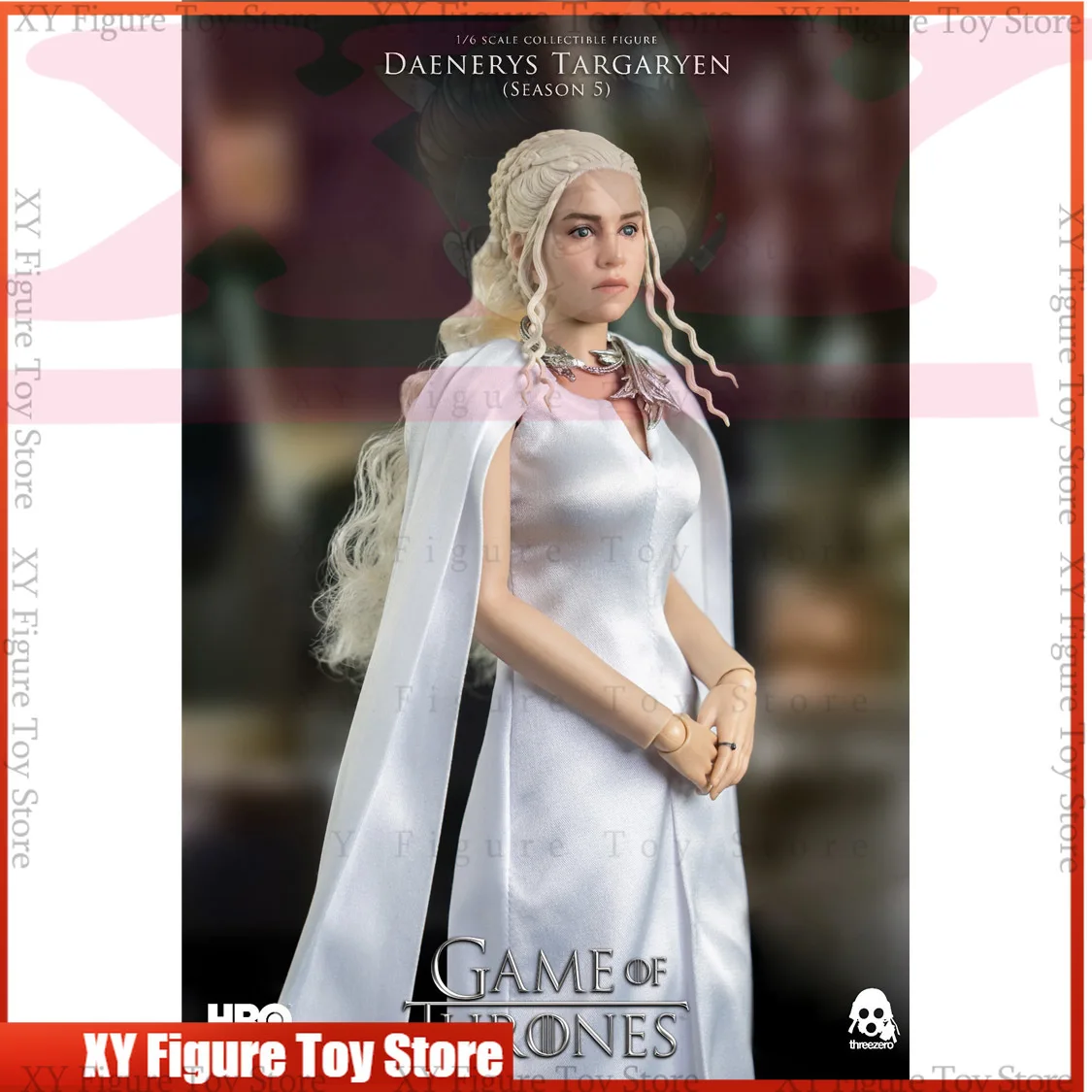 В наличии оригинальные ThreeZero 3Z0146 Daenerys Targaryen Песня льда и огня Игра престолов A Telltale Games Series Модель игрушки