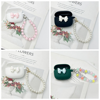 For SoundPEATS Air 4 pro / Air3-Deluxe/Capsule 3 Pro Plus /Opera03 05/mini/Life Lite Case with keychian silicon Earphone  case