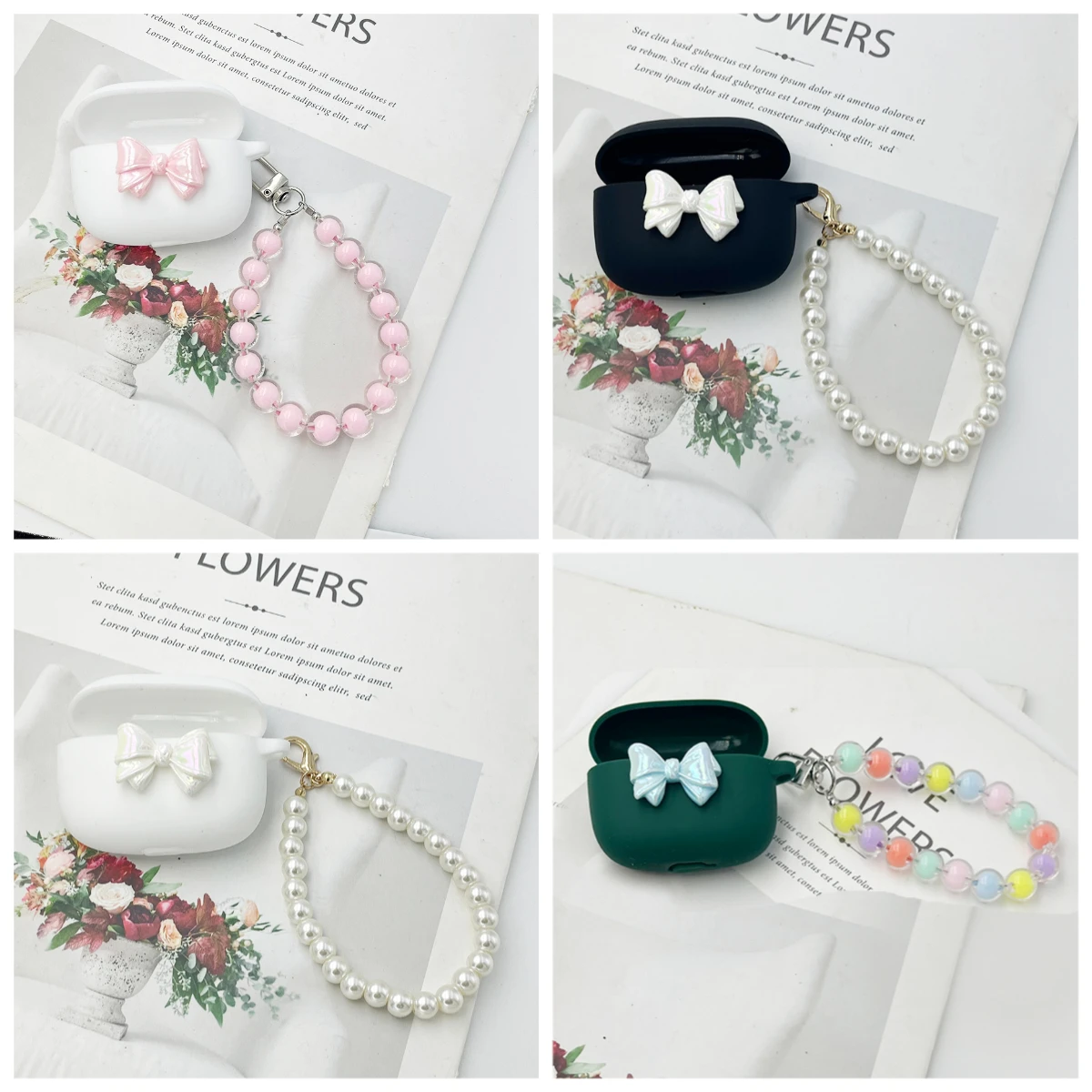 For SoundPEATS Air5 /Air5 Lite /Air3 Pro/Free2 Classic/True Air2/MiNi Pro HS Case with keychian silicon Earphone cover