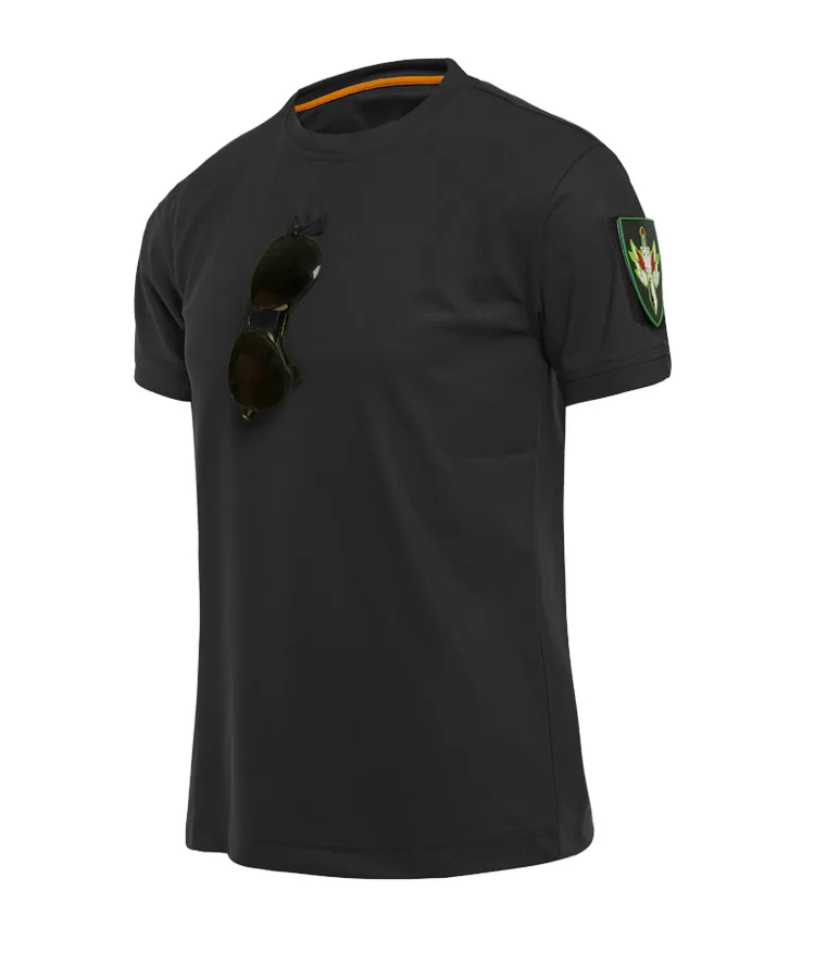 Camiseta táctica de manga corta para hombre, camisa militar transpirable de combate, ropa de trabajo, uniformes militares de verano