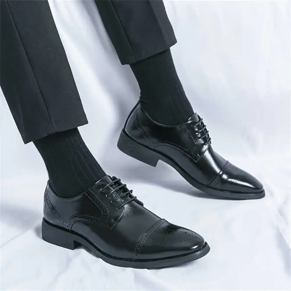 Heeled Elegant Men's Shoes Elegant Heels Men's Shoes Size 43 Wedding Evening Dresses Sneakers Sport Athletics Teniz Tenks