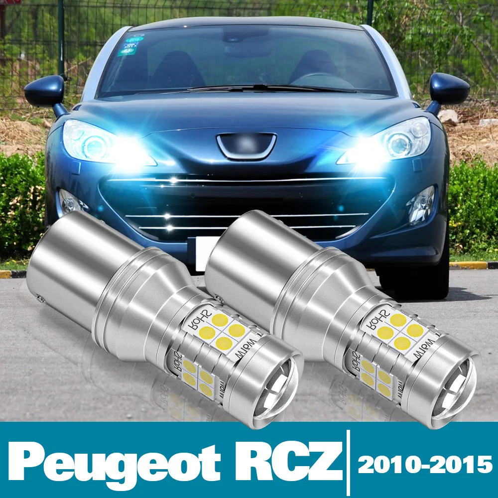 

2pcs LED Daytime Running Light DRL For Peugeot RCZ 2010 2011 2012 2013 2014 2015