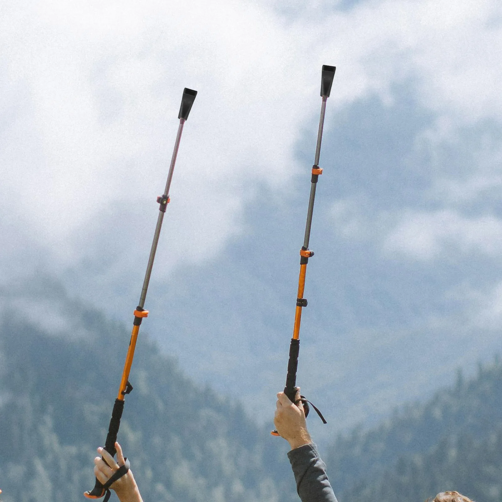 

6Pcs Trekking Pole Tips Replacement Protectors Walking Stick Accessories Antislip Ends for Hiking Poles Lightweight Portable