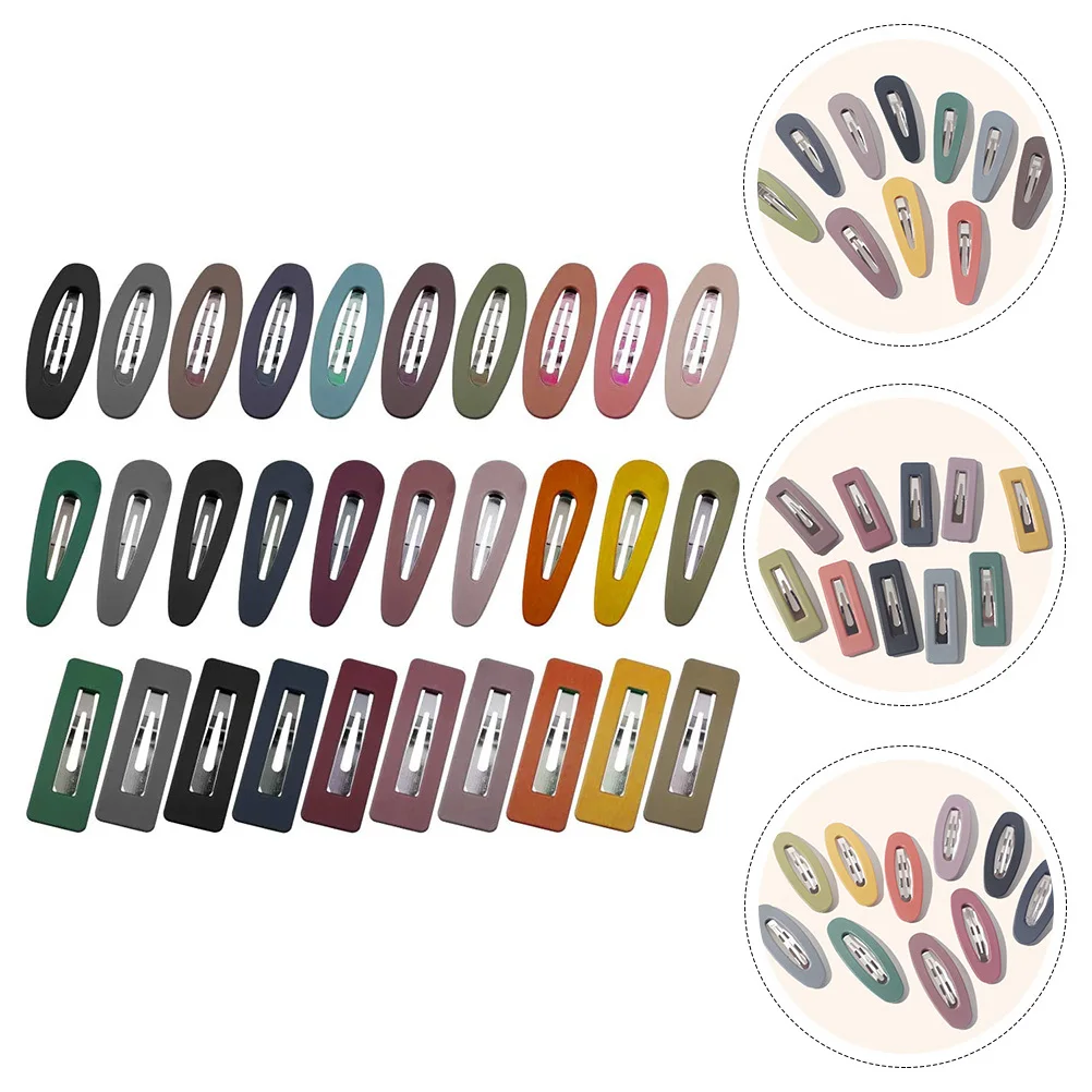 30 قطعة دبوس شعر مجوف مشابك شعر بسيطة وأنيقة مشابك شعر طازجة للفتيات تنظيم الانفجارات والشعر دبوس شعر بسيط #6