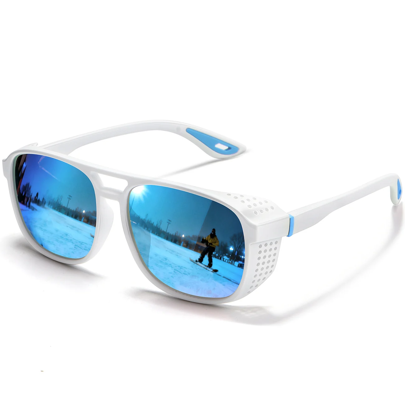 Polarisierte Sport-Sonnenbrille UV400 Fahrbrille Laufbrille für Männer und Frauen Professionelle Winddichte Outdoor UV400 Schutzbrille – Detail 9
