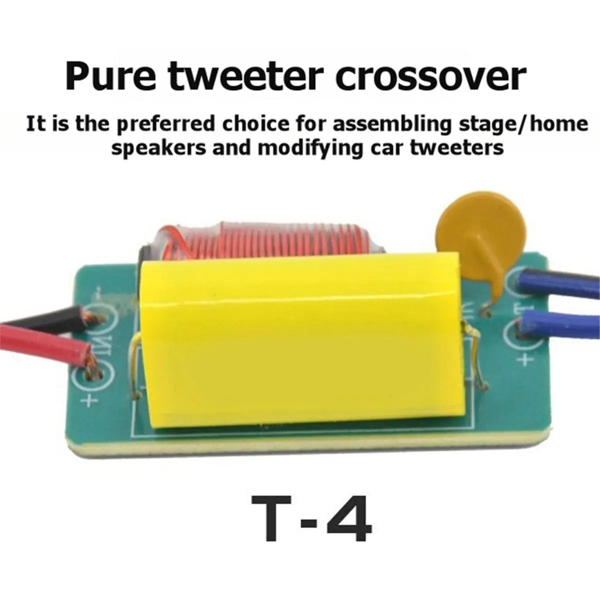 40W Hi-Fi Frequency Divider Crossover Board DIY Modified Speaker Crossover Accessory High Fidelity Audio Filter