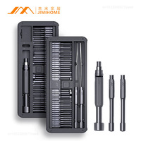 Jimihome 80 in 1 Precision Screwdrivers Set DIY Household Repair Tools Screw Driver S2 Alloy Steel Bits Kit with 2 Rods JM-GNT80