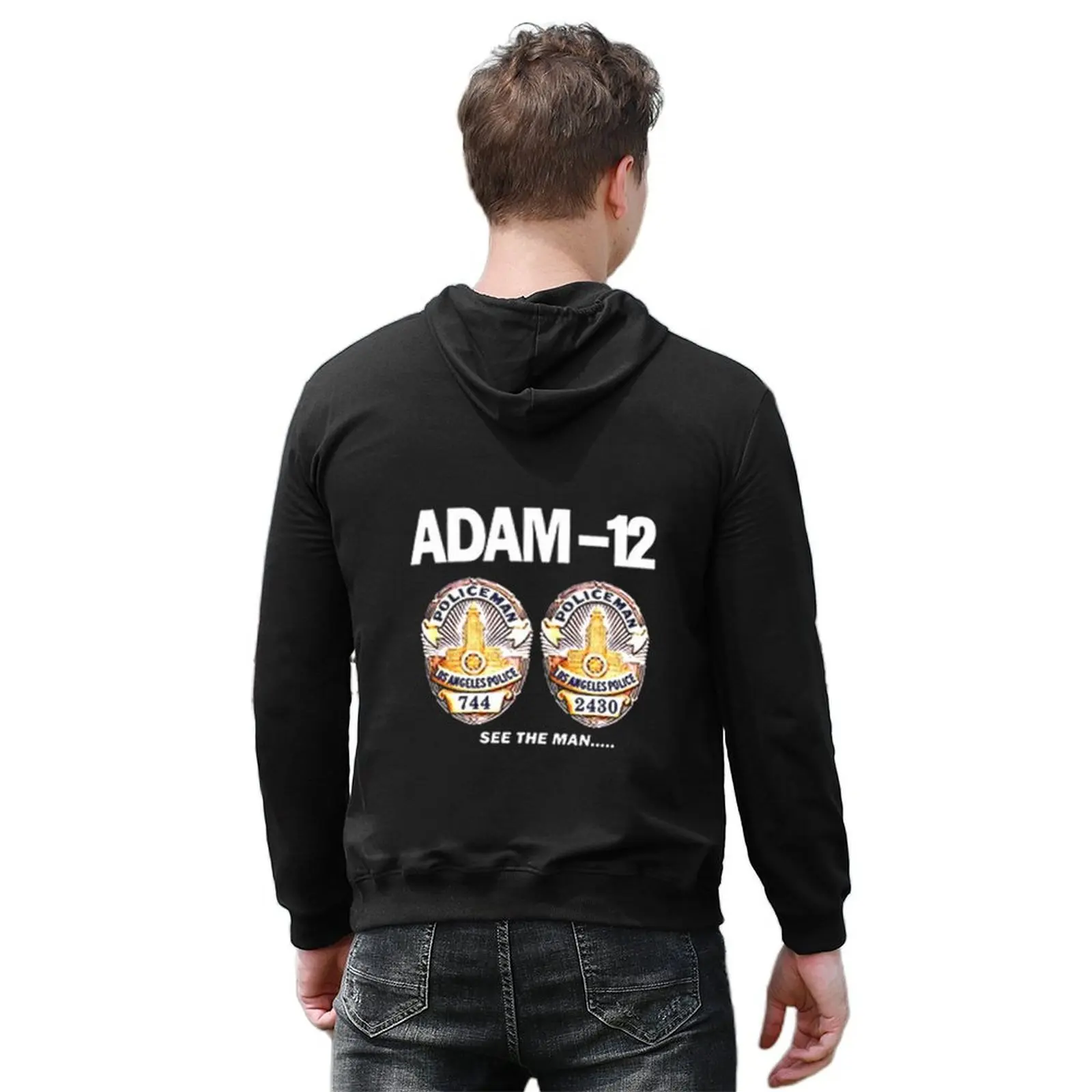 Adam12 TV Series 70s Retro Hoodie ملابس شتوية ملابس أنيمي معطف رجالي ملابس رجالية هوديي جرافيك