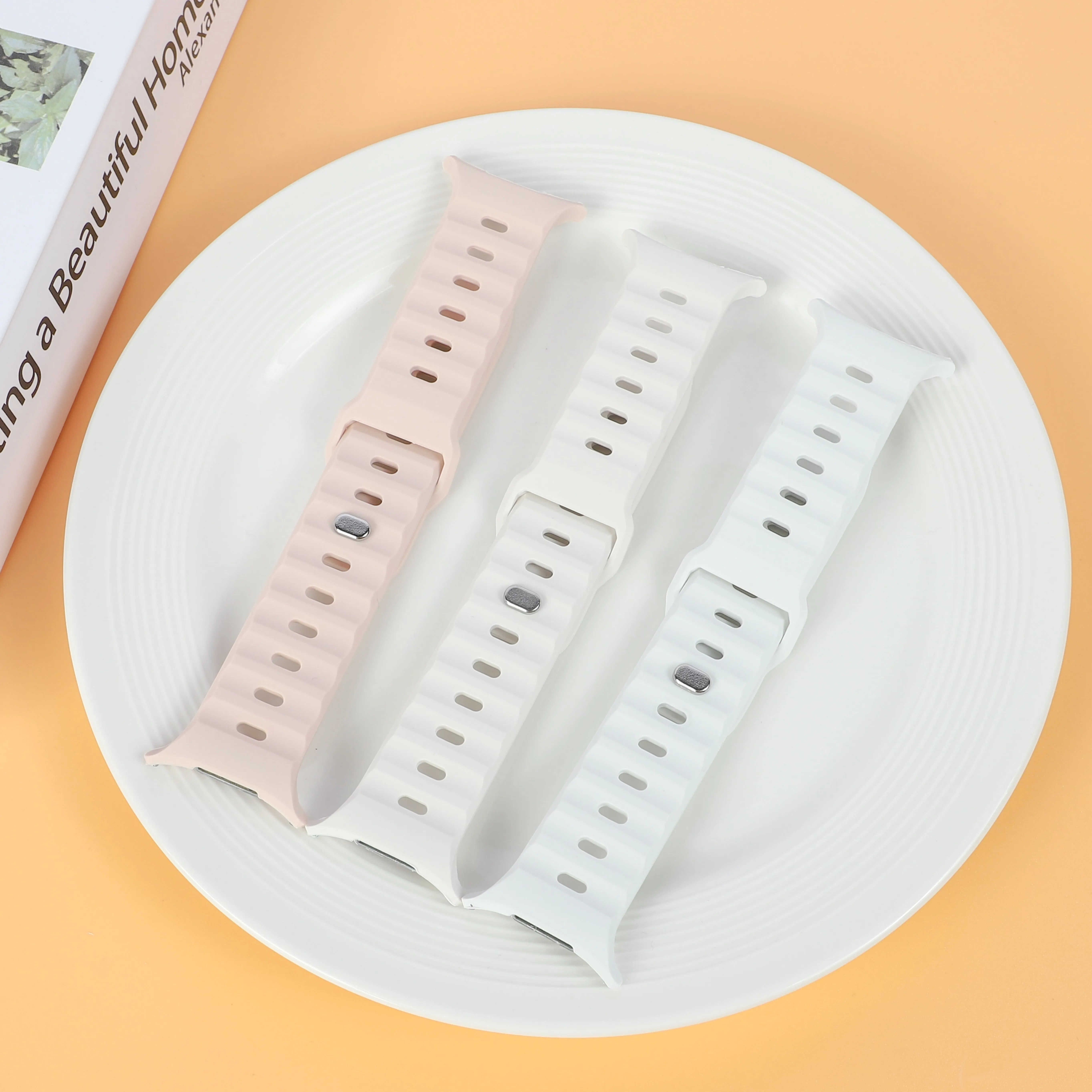 حزام سيليكون لساعة سامسونج جالاكسي الترا 47 ملم إكسسوارات حزام المعصم سوار كوريا الرياضي أساور جالاكسي ساعة الترا باند #4