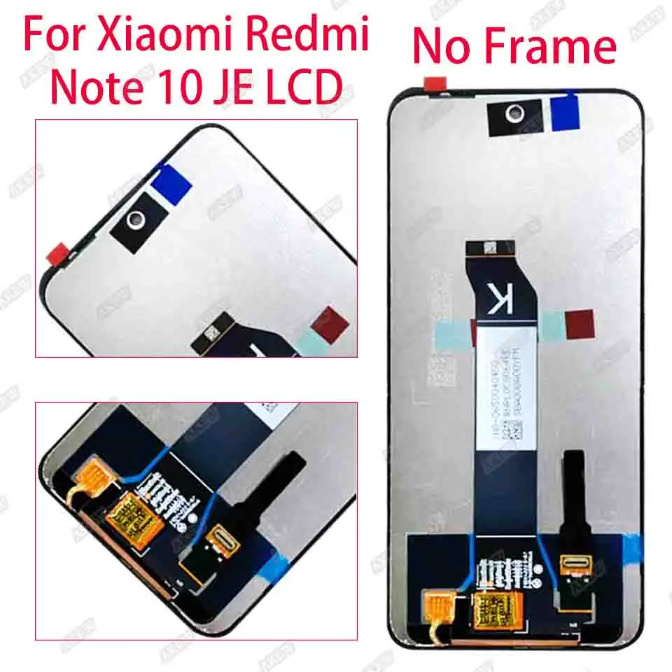 H*c様 【動作品・画面綺麗】Xiaomi Redmi Note 10 JE 6 オリジナル Xiaomi Redmi 注 10 JE Lcd ディスプレイタッチスクリーン