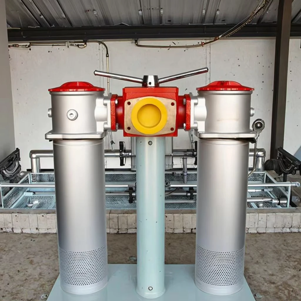 High Quality  Series Double Tube Micro Direct Return Oil Filter From China New Type CRFSA-25X ~SRFA-1000X for Crude Oil