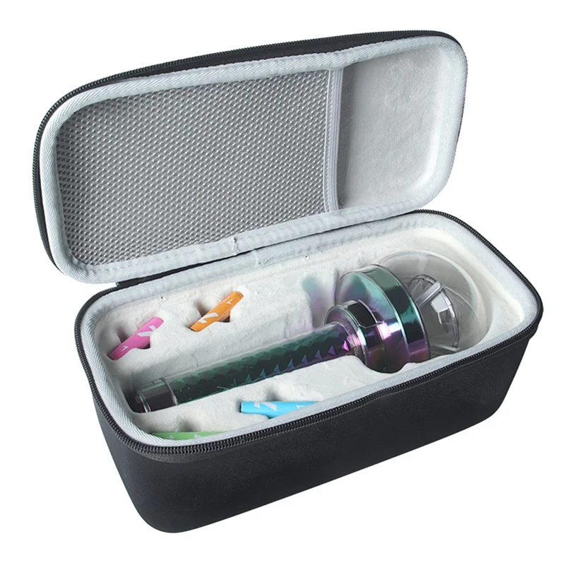 حقيبة كتف كاملة لتخزين عصا الضوء للحفلات الموسيقية من مادة EVA حقيبة حمل واقية محمولة ومتينة