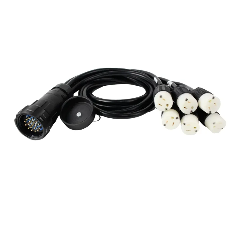 

FCONNR Pro Stage 12AWG 19Pin Socapex to Edison Plugs Break Out Cables