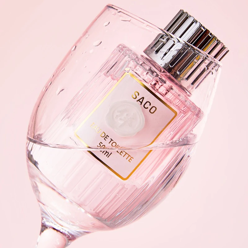 Parfum Wanita Elegan 50Ml Aroma Tahan Lama Canggih dengan Catatan Kayu Bunga Buah Ideal untuk Pakaian Pesta Kantor Sehari-hari