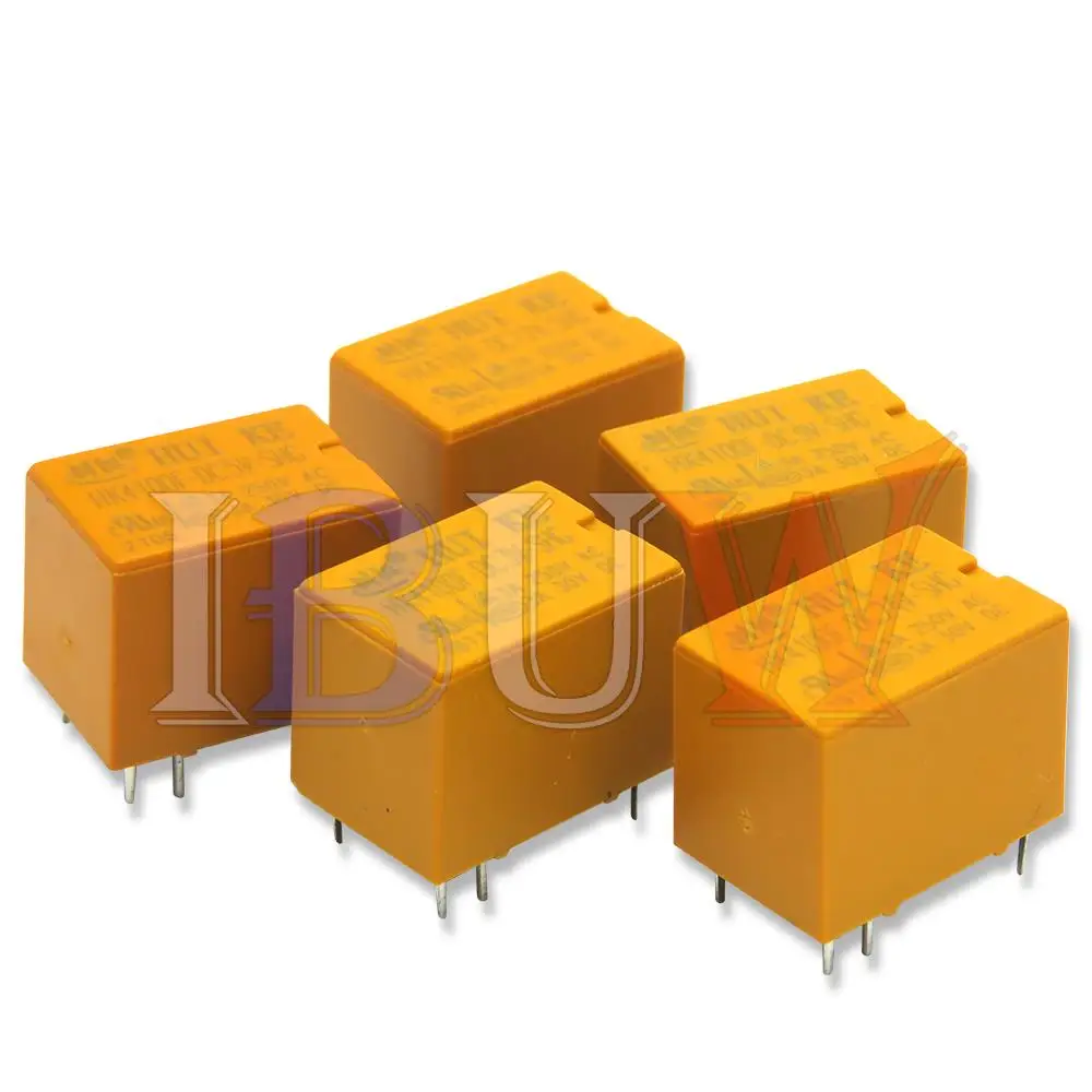 5PCS HK4100F Series Relay hk4100F-DC12V HK4100F 12V DIP6 3A 250V AC/ 3A 30V DC 3V 5V 9V 24V HK4100f-DC12V-SHG