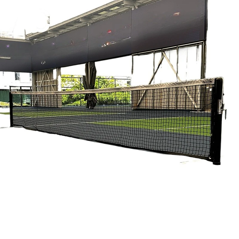 Professional events Pickleball net column Top floor grid Embedded fixed tennis net Outdoor portable mobile 6.7 meters