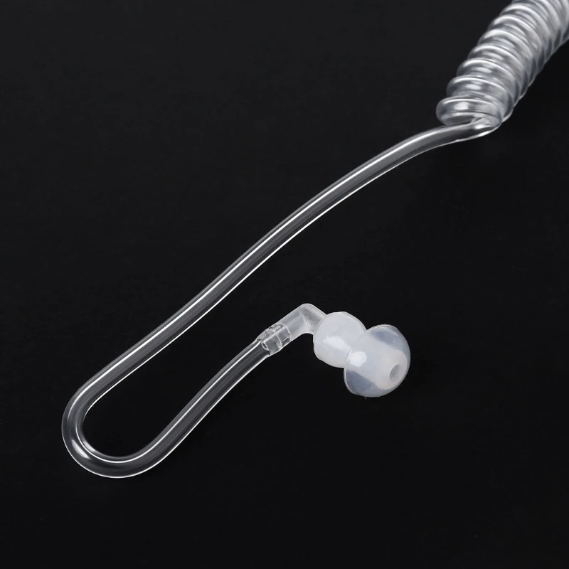 Baofeng Earphone Mikrofon Mikrofon Mikrofon Tabung Udara Akustik Tersembunyi Headset Earbud Headphone Earpiece untuk Radio Walkie Talkie Kenwood