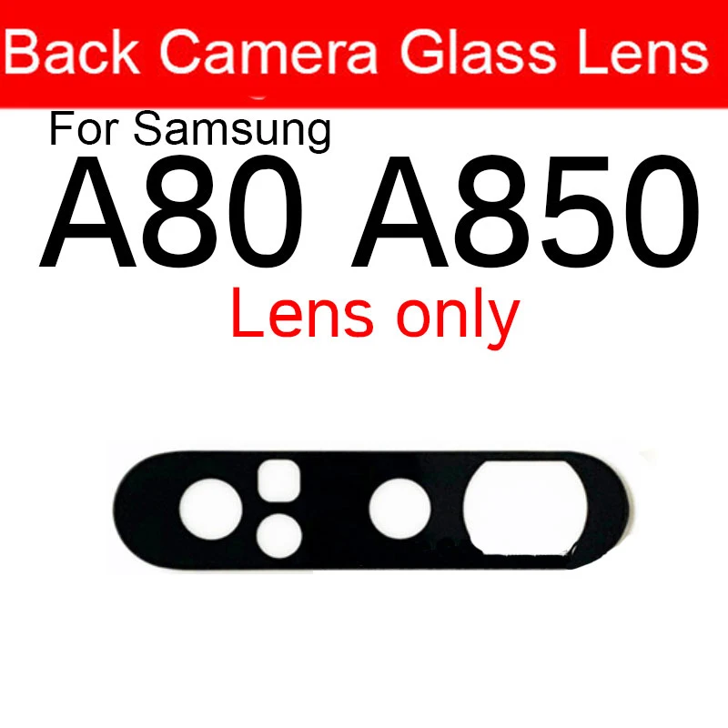 Rear Camera Glass Lens Cover Frame For Samsung Galaxy A80 A850 A805F Back Camera Glass Lens Ring Frame Replacement Parts