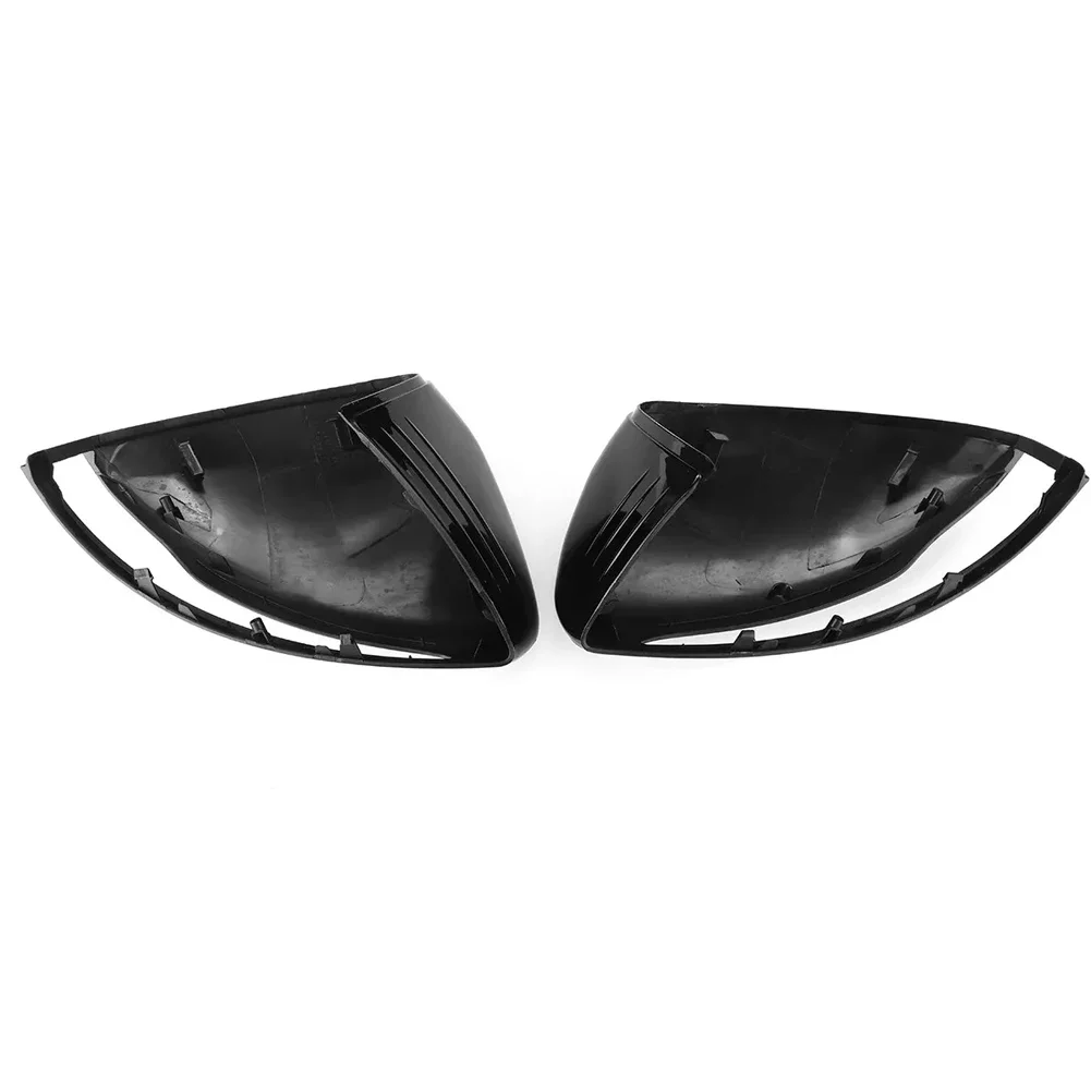 Style Enhancement 25 10 7cm Gloss Black Side Cap Direct Replacement Glossy Finish OEM Fitment Protective Cover