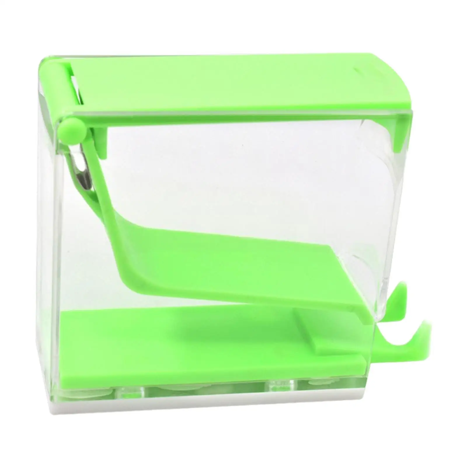 Roll Dispenser Box Clear Nonslip Easy to Use Roll Organizer Case for Countertop Lab Use