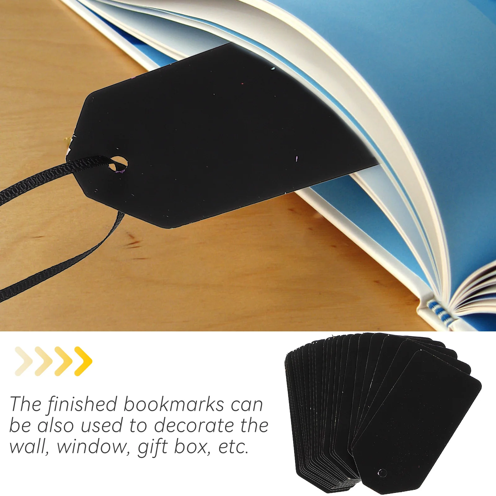 

3 Sets Bookmark Scratch Paper Kits for Bookmarks Making Decorative Diy Craft