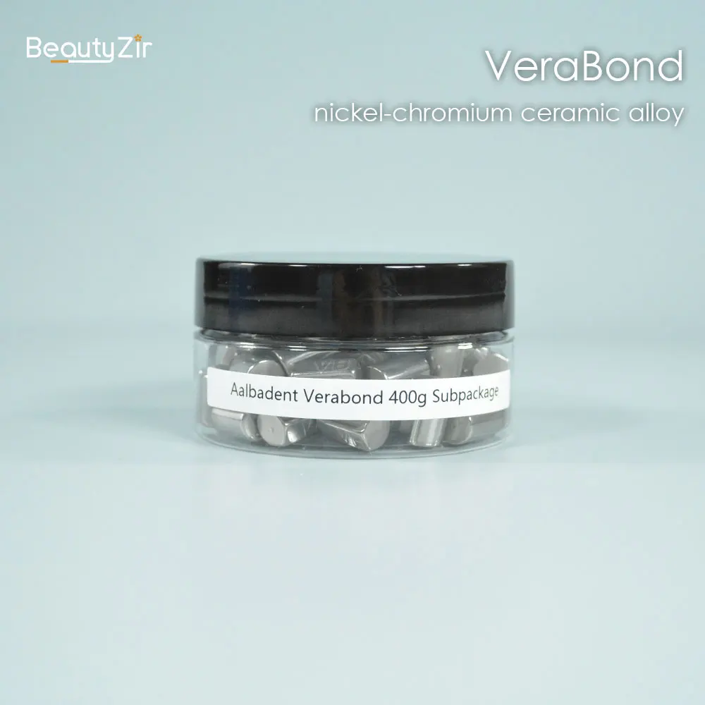 VeraBond Nickel-Chromium ceramic alloy Ni-Cr Dental Lab Material VB metal Alloy Fused To Metal (PFM)400g Aalbadent Verabond 400g