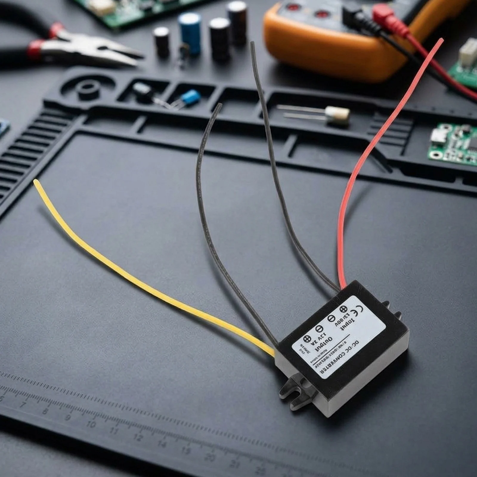 Energy Converter Step-Down Voltage Regulator Over-Current Protection Over-Temperature Protection Short-Circuit Protection