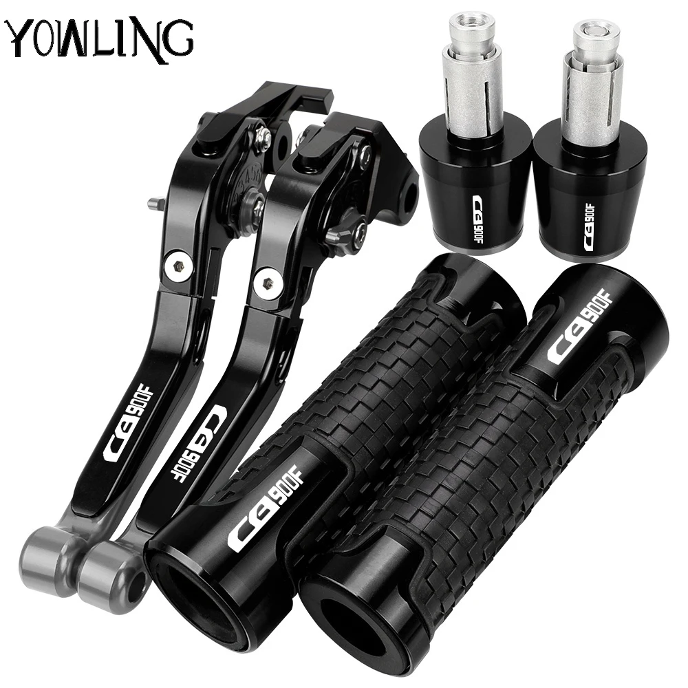 For HONDA CB900F Hornet 2001 2002 2003 2004 2005 2006 2007 2008 Motorcycle Brake Clutch Levers Handlebar Grips ends CB 900F