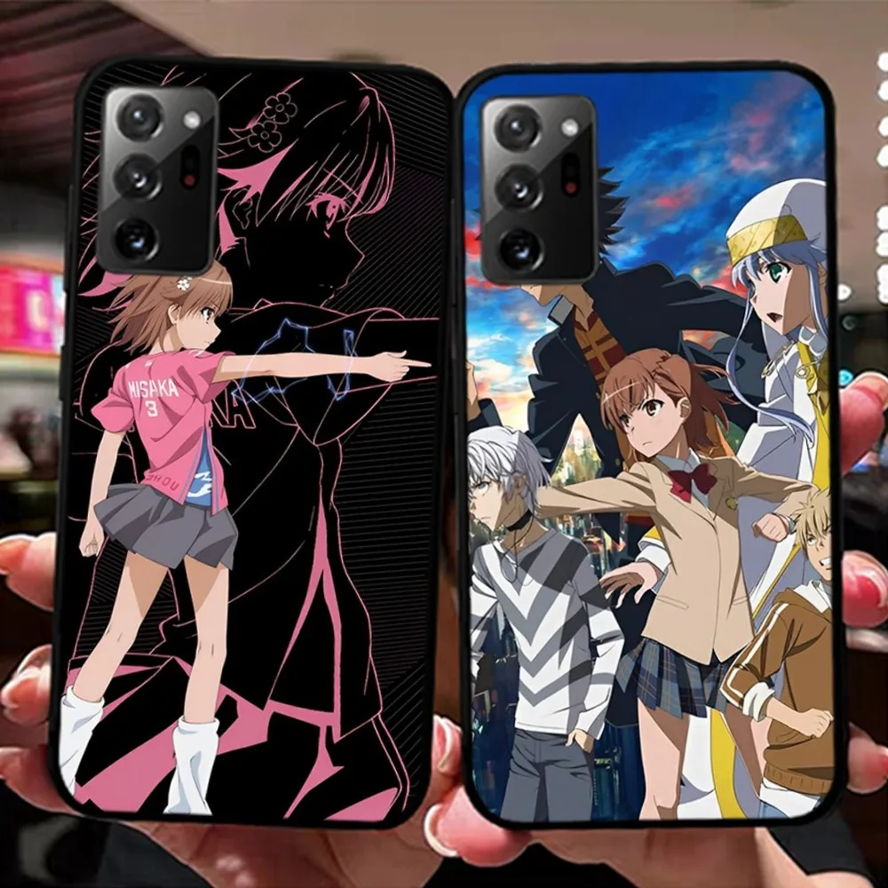 Anime A Certain Scientific Railgun Phone Case For Samsung A 13 21 30 31 32 51 52 53 70 For Huawei Honor 50 60 70 For OPPO Vivo