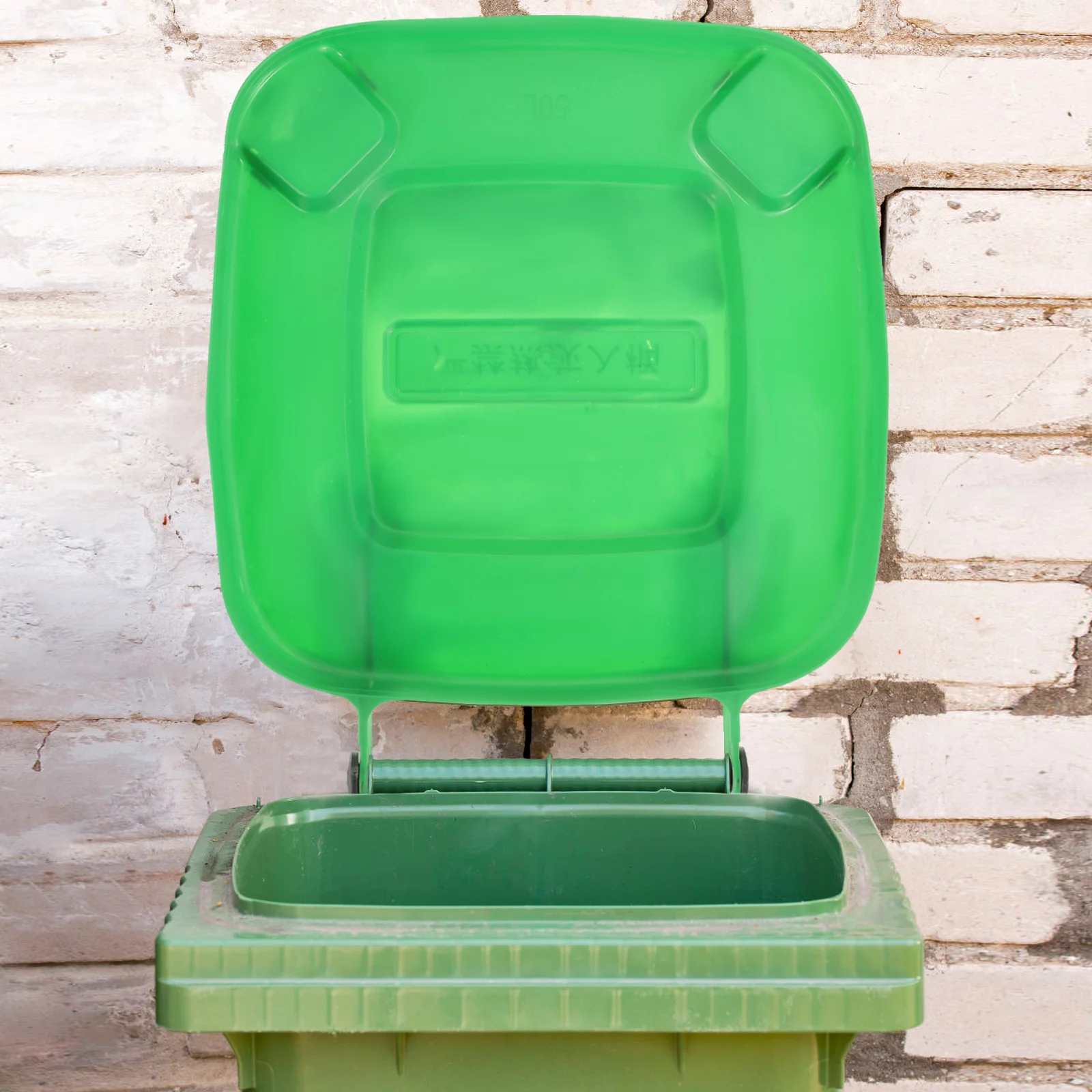 

Car Can Trash Bag Lid Garbage Cover Sanitation Waste Bin Large Green Replacement for Accessory