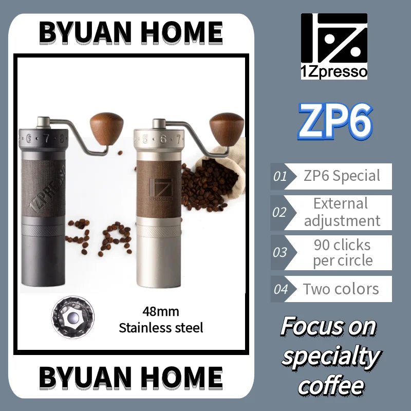 

1Zpresso new ZP6 Super portable coffee grinder coffee mill grinding manual coffee