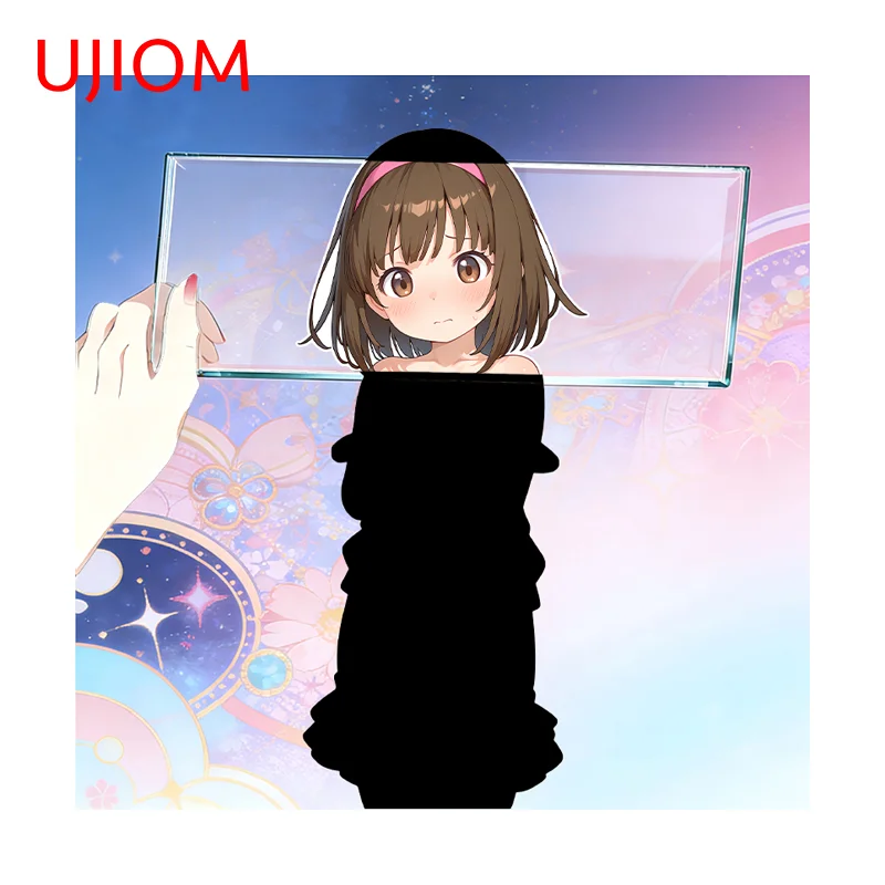 UJIOM Cartoon Girl Ai Wall Sticker Choice Free Gifts Artistic Attractive Wardrobe Kitchen Decal Trendy DIY Decor Accessories
