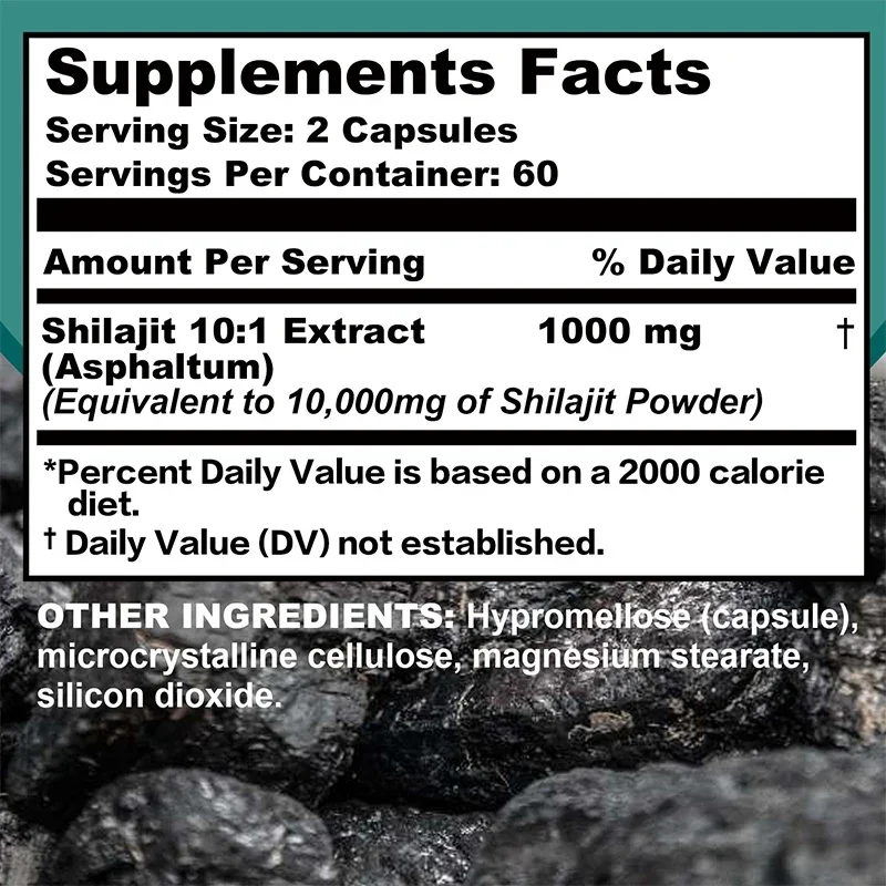 Shilajit - High Potency for Energy Boost & Immune Support, Focus Healthy Care