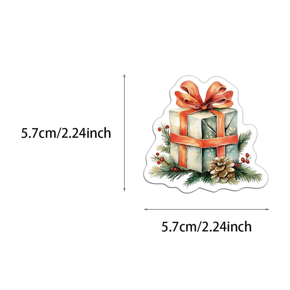 10/30/50 stuks creatieve romantische kerststickers vintage kunst graffiti stickers plakboek koffer telefoon leuke cartoon sticker cadeau