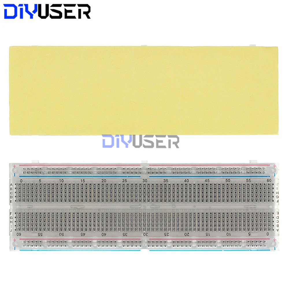 400/830 Tie Points Breadboard MB-102 Solderless Prototype Board for Mini Projects, Electronics Lab Starter DIY Education