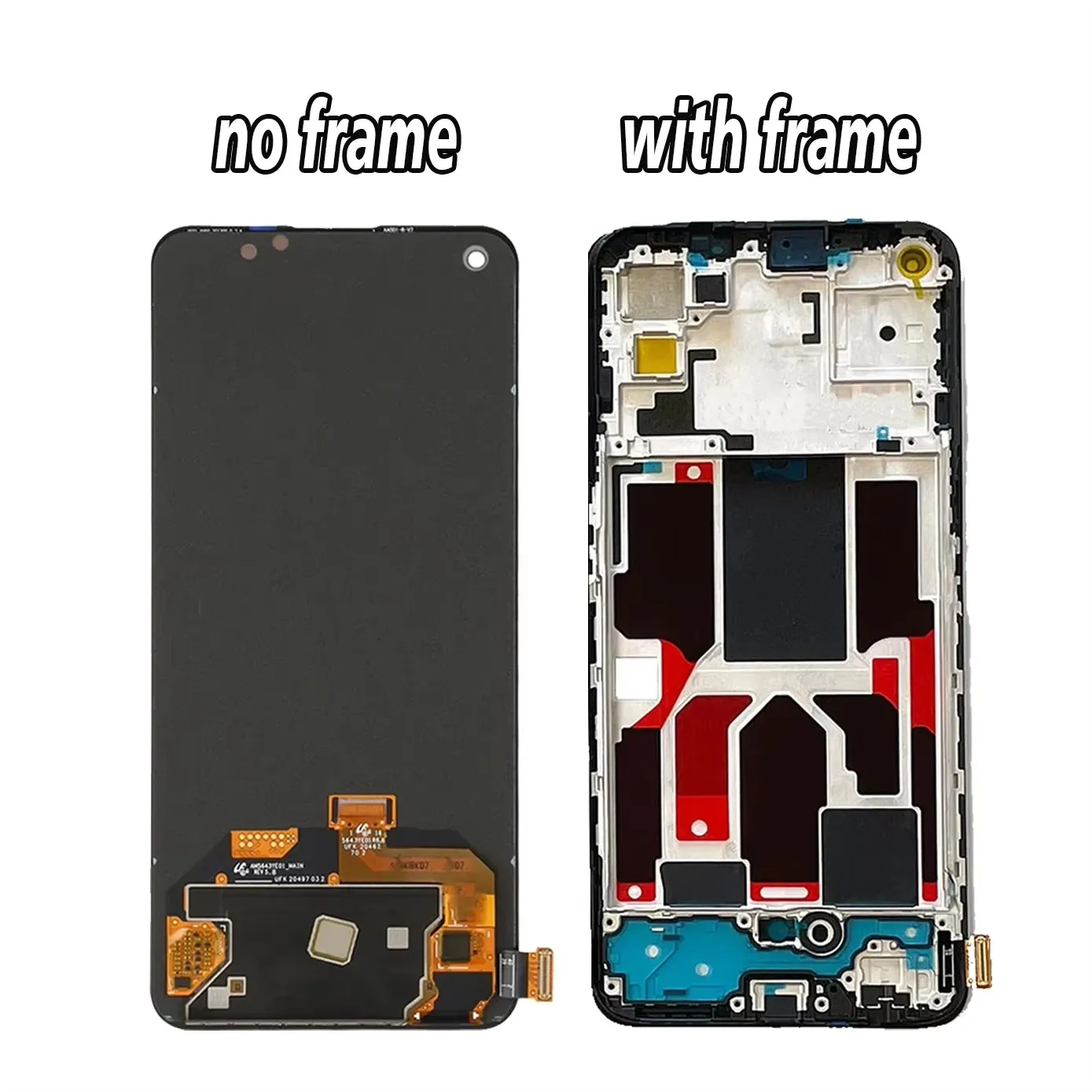 AMOLED 100% Tested LCD For Realme GT Master RMX3363 RMX3360 Display Touch Screen Digitizer Assembly Repair Parts Display ﻿