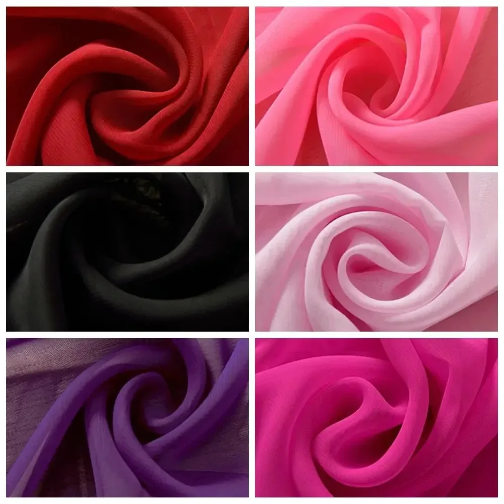 Pure Color Voile Curtain Transparent Tulle Wedding Scenery Party Door Drape Panel Sheer