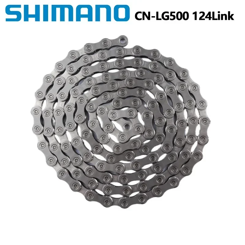 SHIMANO CUES CN-LG500 9/10/11 Speed 116L 122L 124L Bicycle Chain LINKGLIDE HYPERGLIDE for MTB Bike Original Bicycle Parts