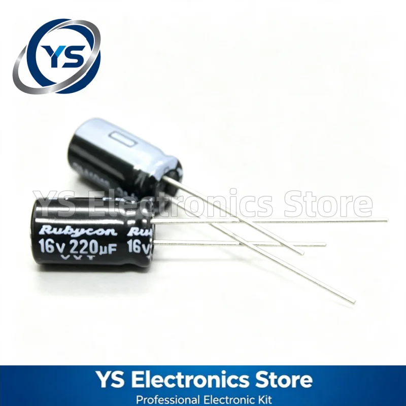 Rubycon YXJ Series 16YXJ220M6.3X11 16V220UF 220UF16V 6.3x11mm 16V 220UF Imported Electrolytic Capacitor Brand New Genuine Japan