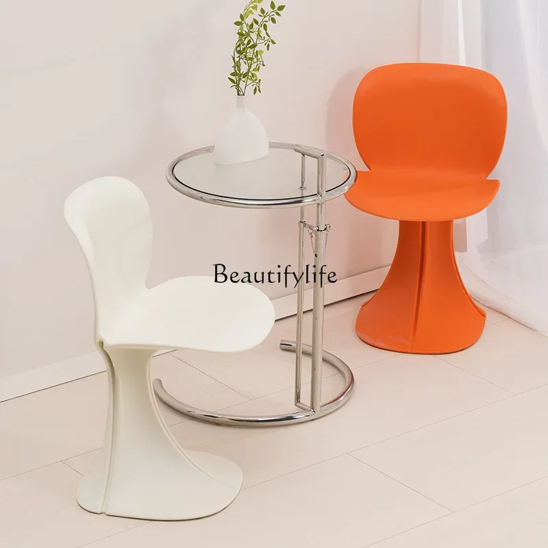 

ld25 Nordic medieval restaurant casual dining chair modern simple retro designer high chair