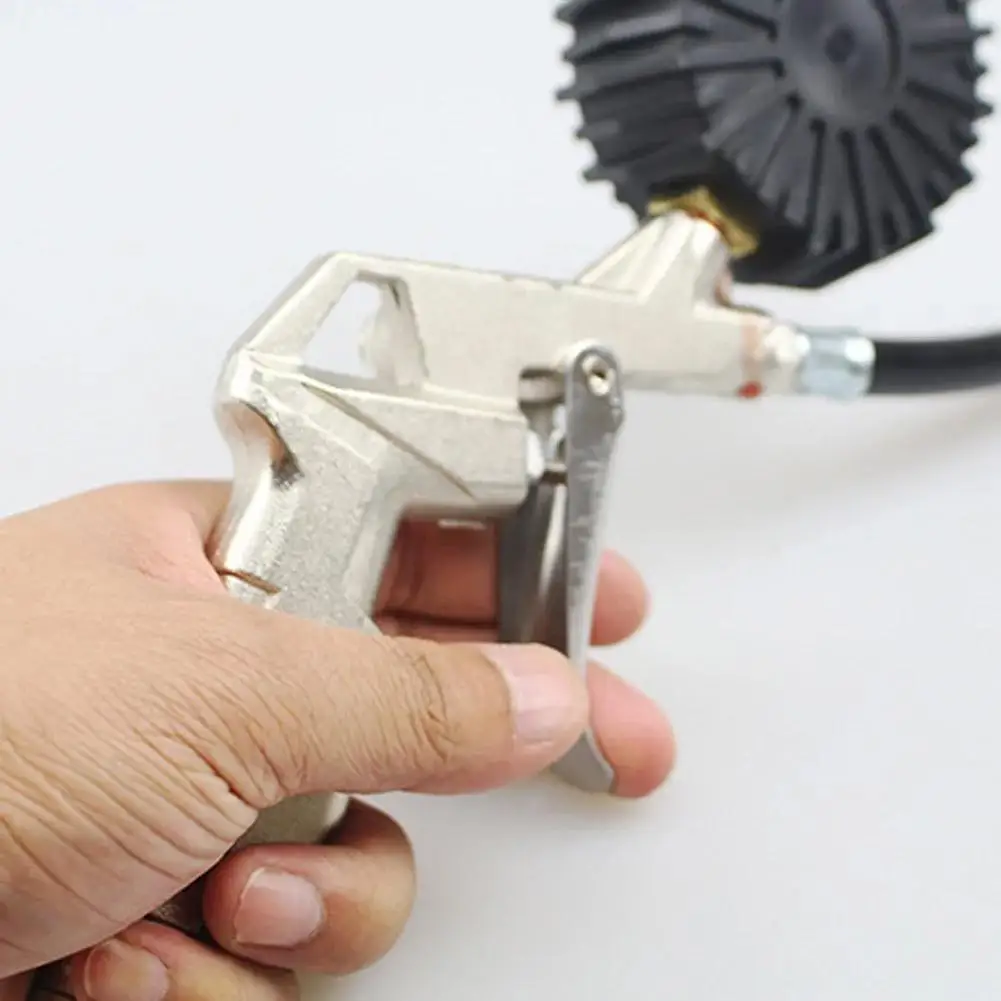 Medidor de pressão de pneu de carro, tipo pistola de pressão para compressor de ar, carro, motocicleta, suv, bomba de inflar, ferramenta de reparo de pneus