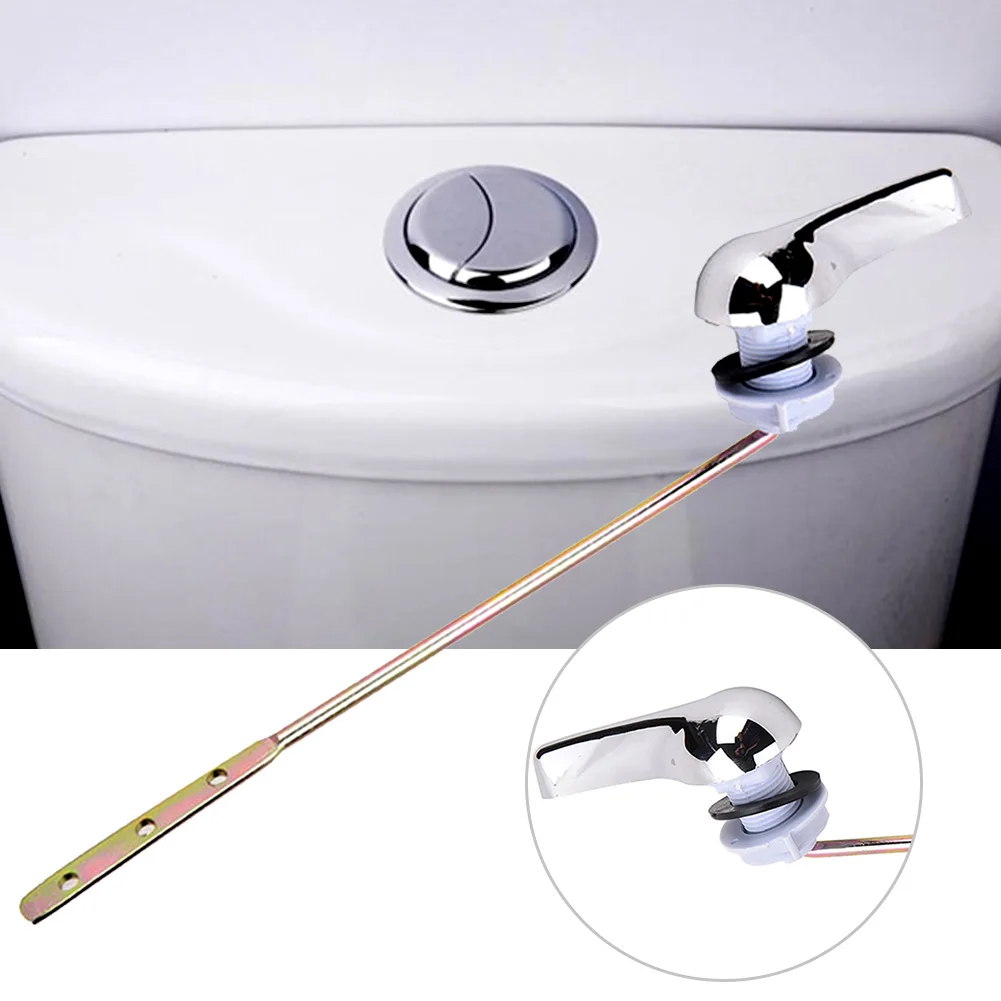 Flush Lever Easy Install Practical Universal Hotel Handle Tool Home Bathroom Electroplated Tank Accessory Durable Toilet Wrench