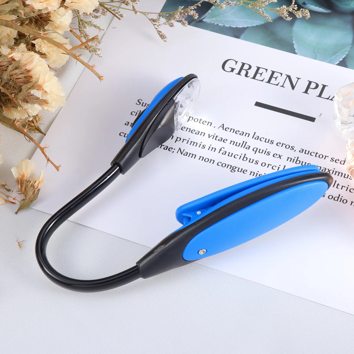 

1pcs Book Clip Light 25Cm Led Reading Lamp For Bed With Cr1220 Non-Flickering Portable Booklight Reading Lights Clip Bed