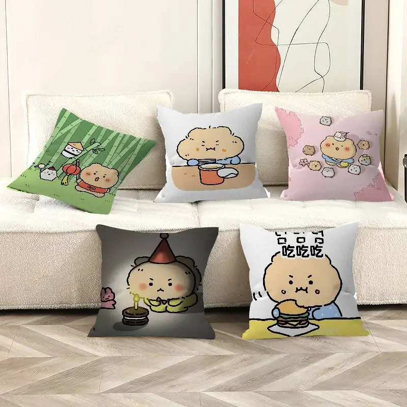 Character M-Manggom Pillow Anime Pillow Sofa Bed Head Pillow Cover Cushion Cover 45x45 cm Fashion
