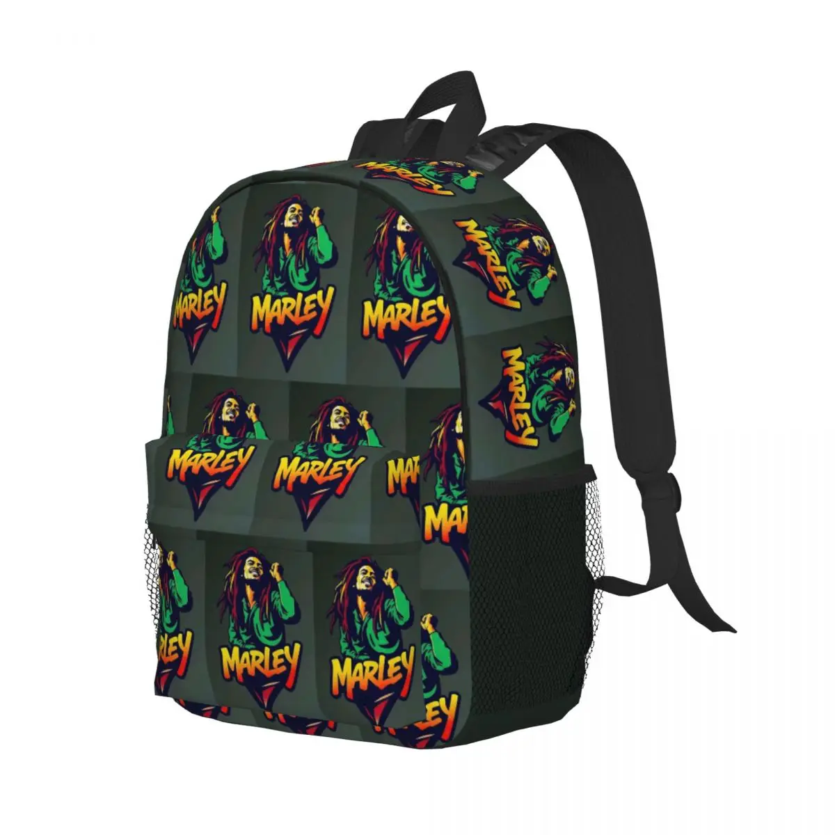Bob Marley Reggae Backpack Student Boys Girls BookBag Men Women School Bag Laptop Shoulder Bags