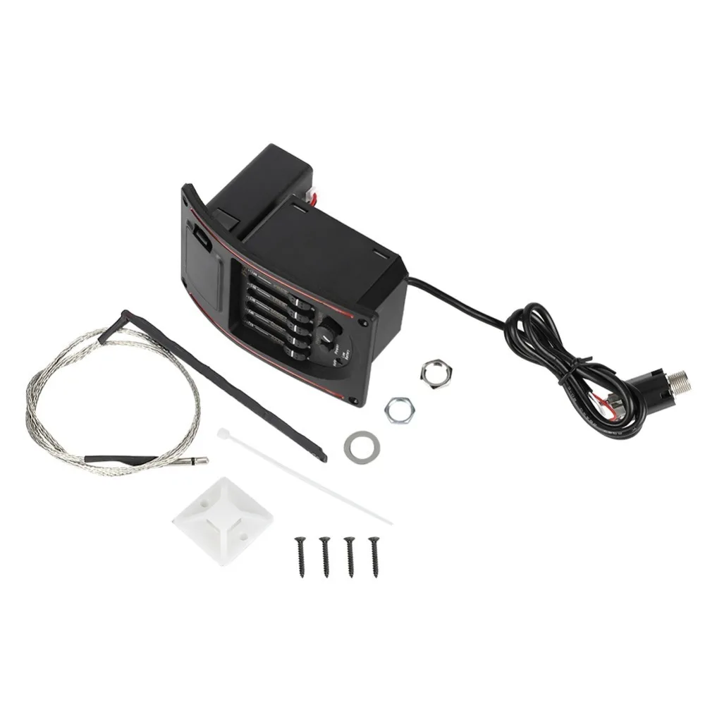 

Convenient EQ PS-500 ​Guitar Preamp EQ​ ​LCD Display​ ​Electric Digital​ ​5 Band Equalizer​ ​For Acoustic Guitar​ Pickup Tuner​