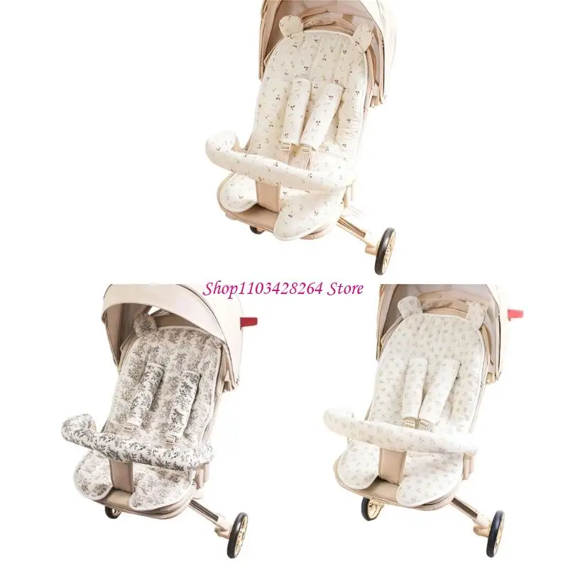 Protector Pad Baby Strollers Belt Armrest Pad Liner Insert Cover Set