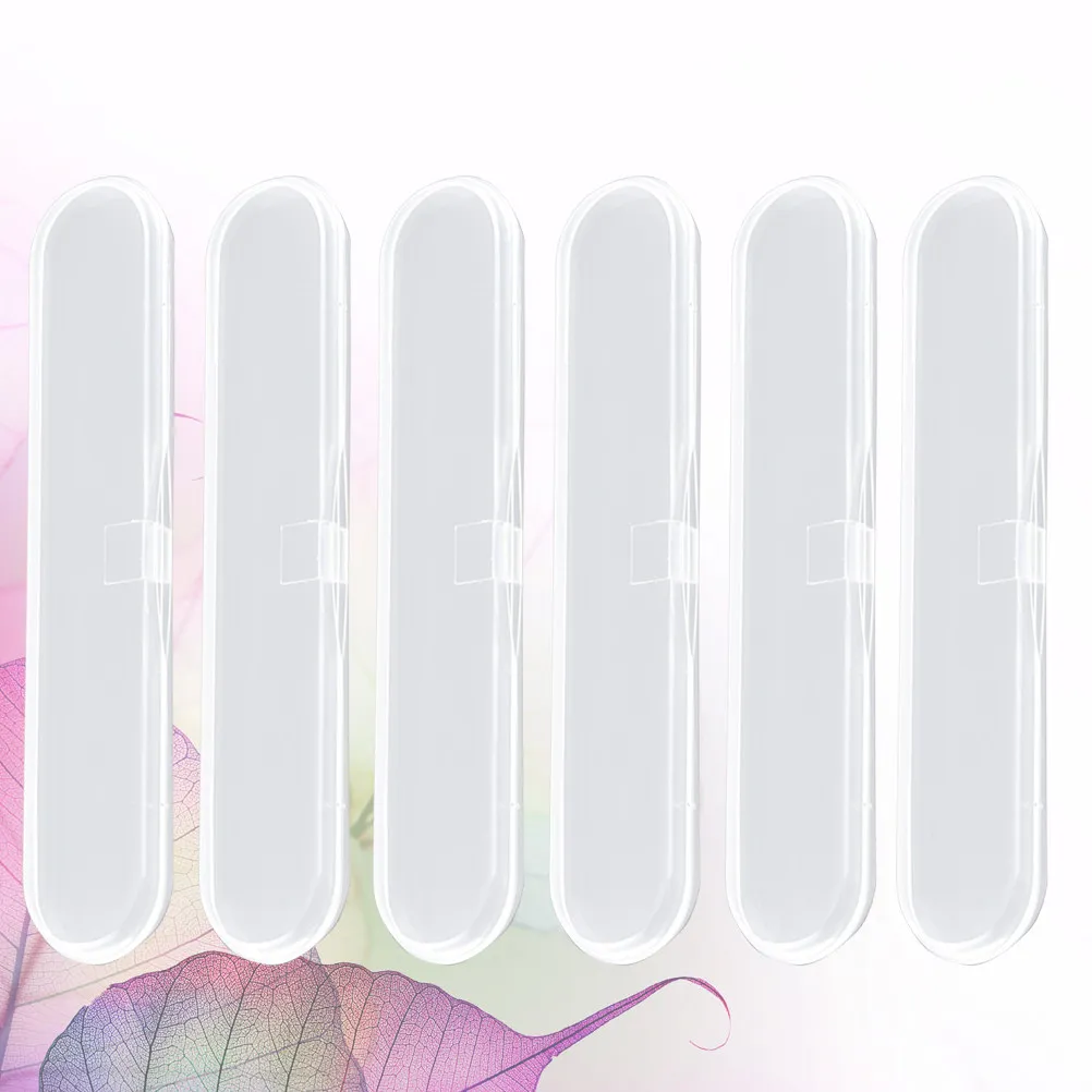 20Pcs Transparent Storage Case Compact Lightweight Box for Cotton Swabs Nail Tools Jewelry Convenient Home Organization view 5