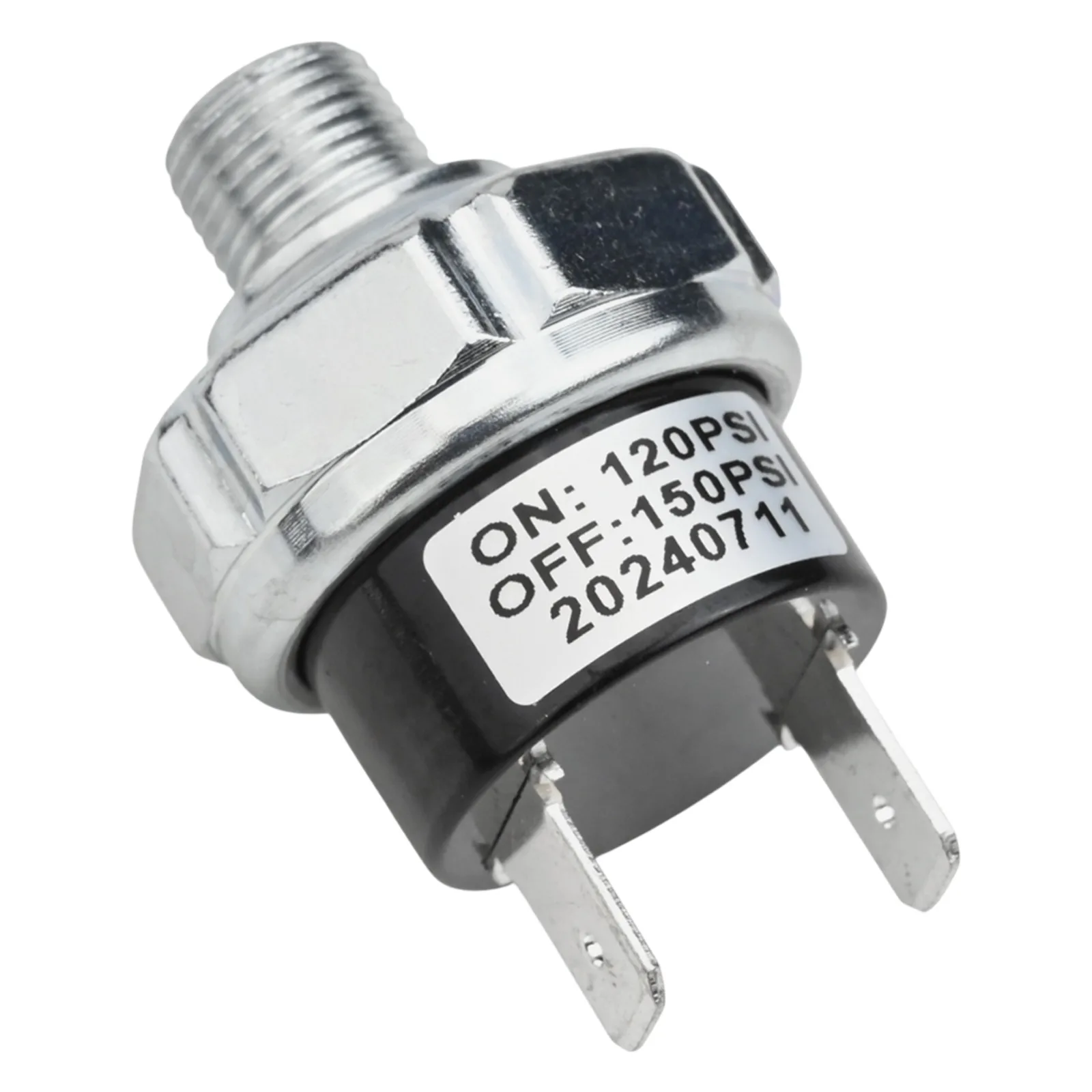 For Demanding Environments 120-150PSI Pressure Switch 12V 24V Pressure Control 14 Push-On Terminals Auto Power On/Off